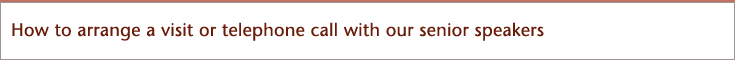 Discuss Directly With A Lead Speaker